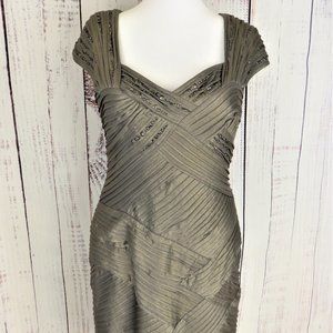 Metallic Party Dress Cocktail Holiday New Year's Eve Bodycon........1124